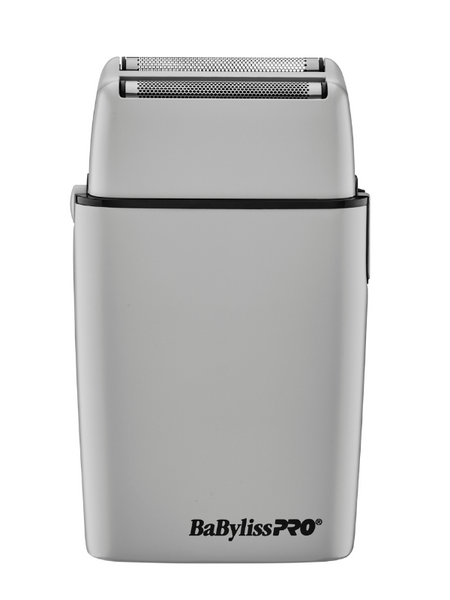 BaBylissPRO FOILFX02 Grey Cordless Metal Double-Foil Shaver