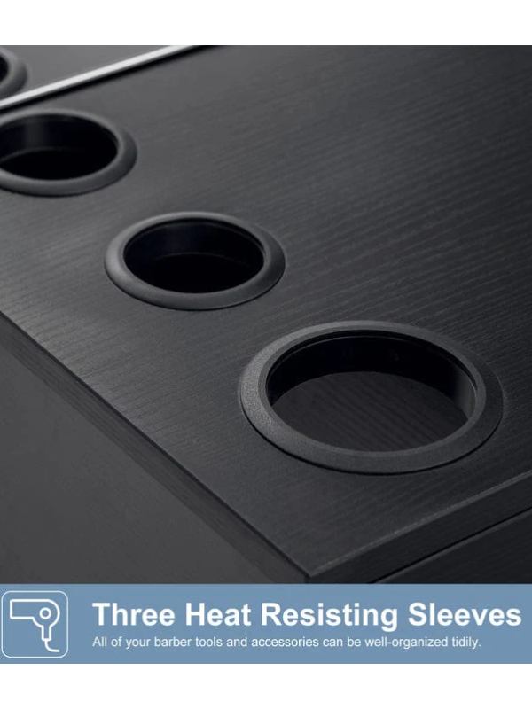 mounted station with heat resistance sleeves