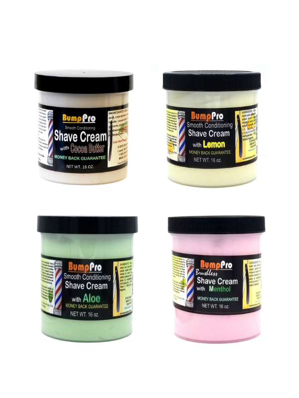 bump pro shave cream cocoa butter aloe lemon menthol