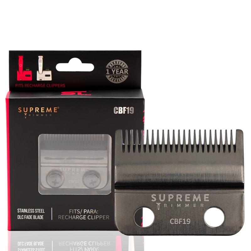 Supreme Trimmer Recharge Clipper Fade Blade #CBF19
