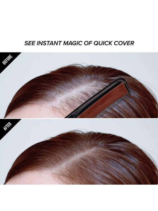 RED by KISS Quick Cover Root Touch Up Comb Brown #CGC02