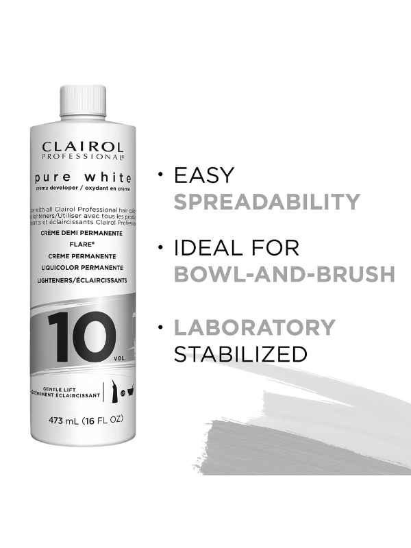 Clairol Professional Pure White Creme Developer