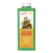 Clubman Virgin Island Bay Rum bottle with green label featuring a ship illustration on a white background