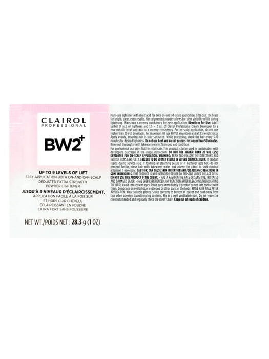 Clairol BW2 Powder Lightener Packette 1oz