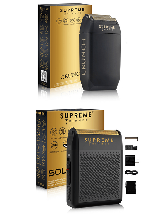 Crunch™ & Solo™ Shaver Bundle Supreme Trimmer