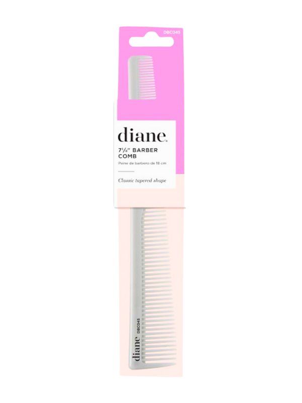 Diane Barber Comb White - 7 1/4" #DBC045