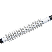 Black and white Diane thermal round brush bristles on a white background