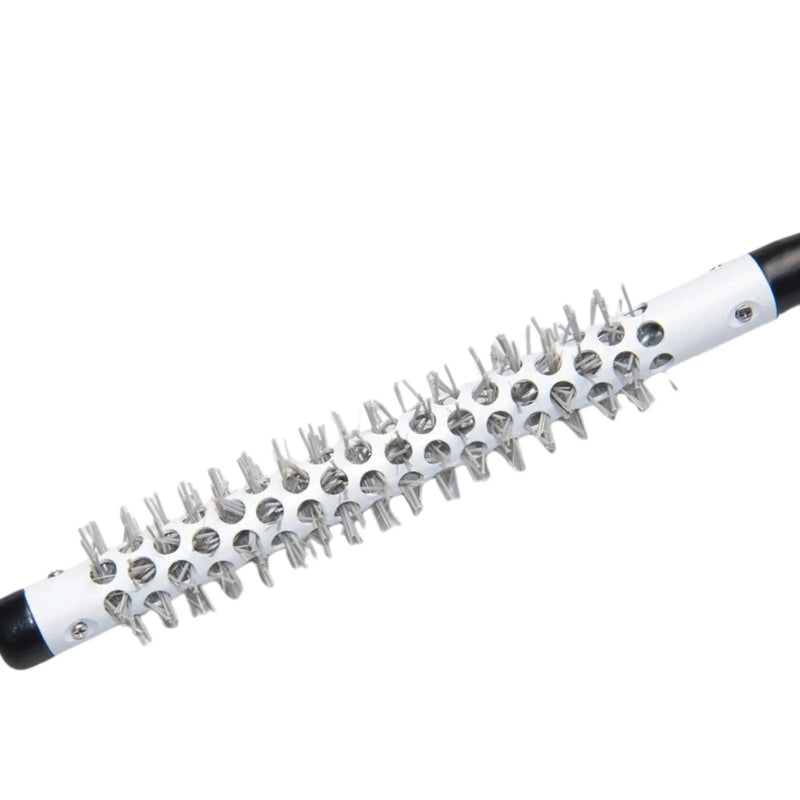Black and white Diane thermal round brush bristles on a white background