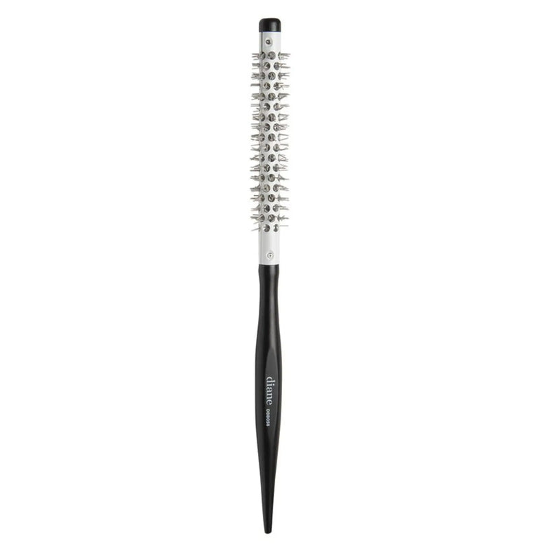 Black and white diane thermal round brush on white background