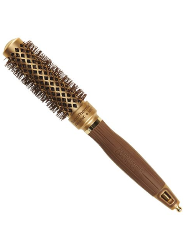 Cepillo térmico de cerámica + iones Olivia Garden NanoThermic de 1 pulgada NT-24