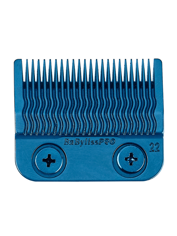 ソフビナル　ヘビ－ブルー BaBylissPRO MIM Ultra-Thin Blue Clipper Blade #FX8022BL — Vip