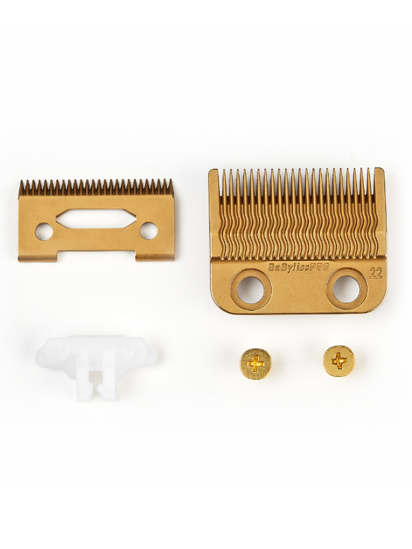BaBylissPRO MIM Ultra-Thin Gold Clipper Blade Set
