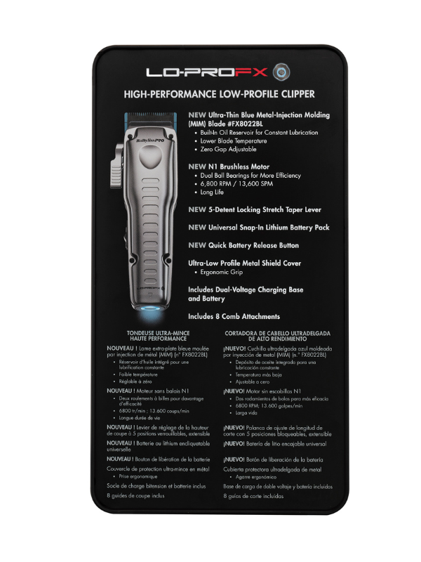 BaBylissPRO Lo-ProFX FXONE High-Performance Clipper #FX829
