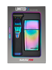 BaBylissPRO LimitedFX Iridescent Trimmer & Double Foil Shaver Set BaBylissPRO LimitedFX Iridescent Trimmer & Double Foil Shaver Set