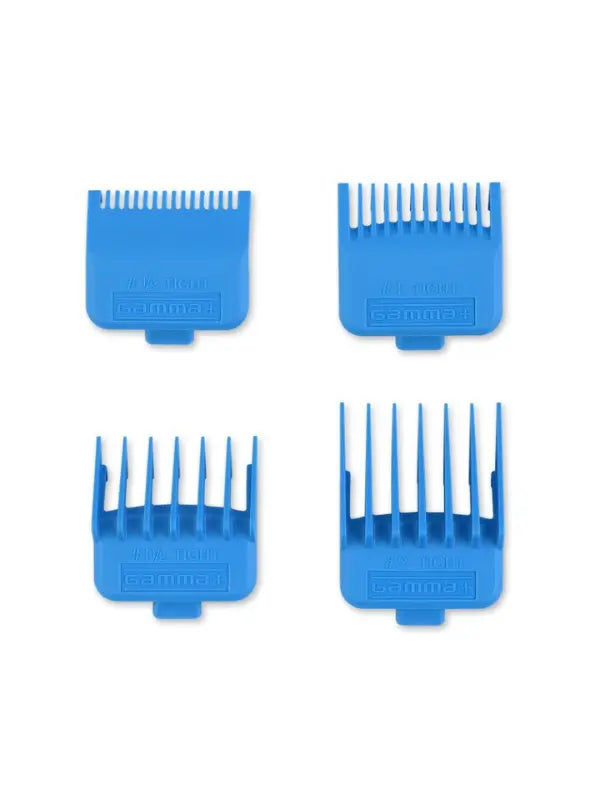 Protecciones de ajuste magnético Gamma Dub de neodimio azules, paquete de 4