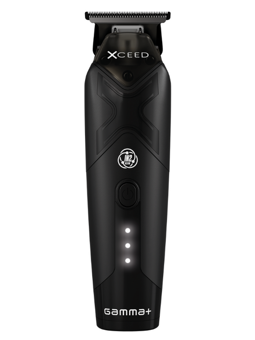 Black grooming tool with 'Xceed' branding on a white background