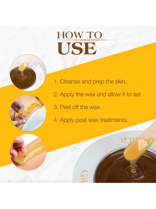 Gigi Brazilian body hard wax hot to use  