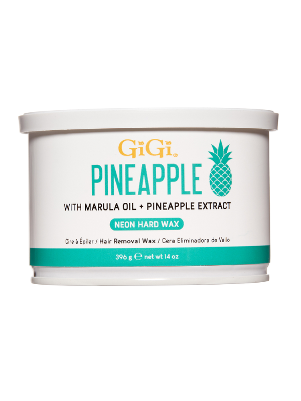 GiGi Pineapple Neon Hard Wax container on a white background