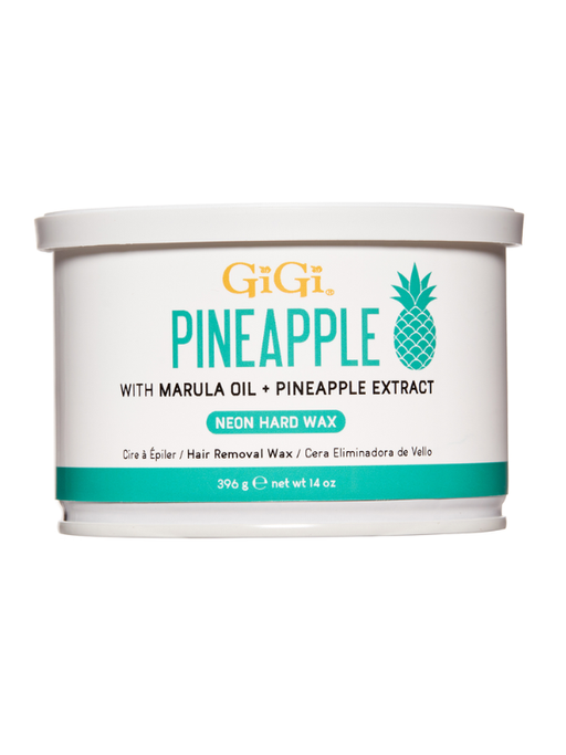 GiGi Pineapple Neon Hard Wax container on a white background