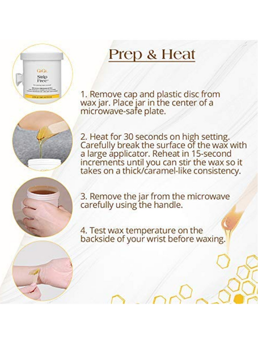 GiGi Strip Free Hard Wax 8oz #0322