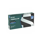 A box of Sapphire XP G125 eyeglass lenses, size 7-8 and medium thickness, shown on a plain white background.