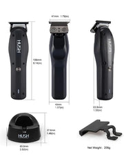Hush Professional Low Noise Cordless Trimmer #T2 Dimensions 