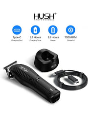 Hush Professional Low Noise Cordless Trimmer #T2 Battery Life 