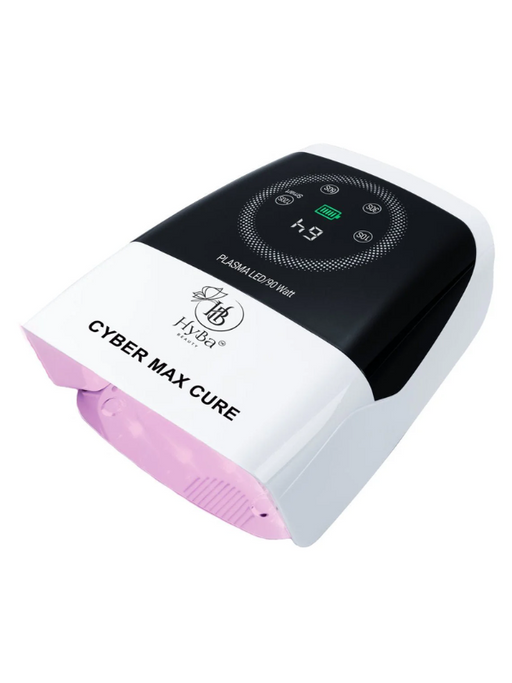 Plasma LED nail dryer with 'Cyber Max Cure' branding on a white background