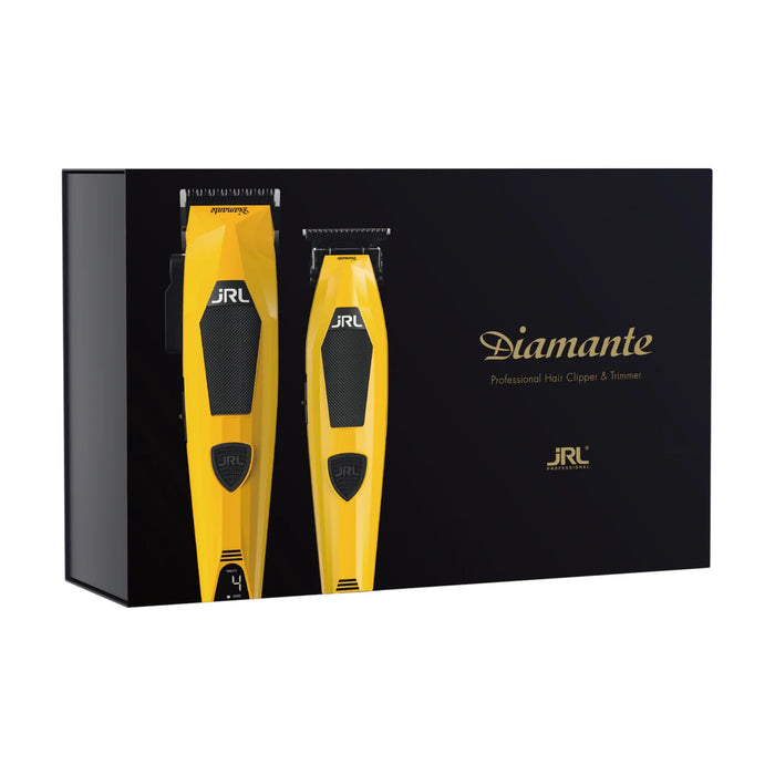 JRL Diamante Collection Clipper Trimmer Set Yellow Package Front