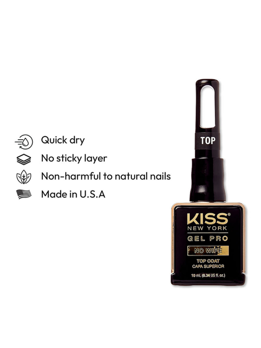 KISS New York Gel Pro Polish No Wipe Top Coat