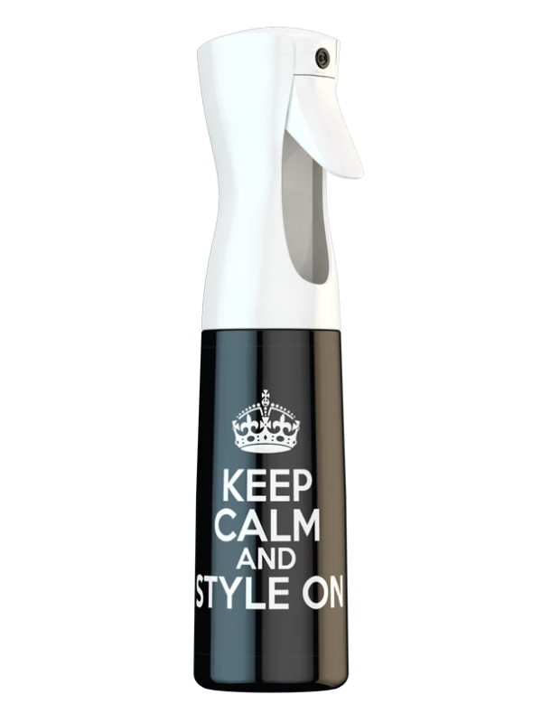 "Keep Calm & Style on" Mist Spray Bottle