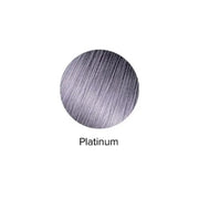 Platinum hair color swatch on a white background