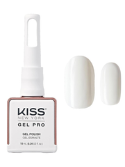 Kiss Gel Pro nail polish bottle with a white cap on a white background