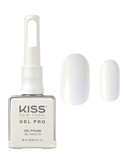 KISS New York Gel Pro nail polish bottle with a white cap on a white background