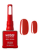 KISS New York Gel Pro gel polish bottle with red nail polish on a white background
