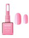 Kiss Gel Pro nail polish bottle with pink nails on a white background