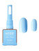 Kiss Gel Pro nail polish with a blue color swatch on a white background