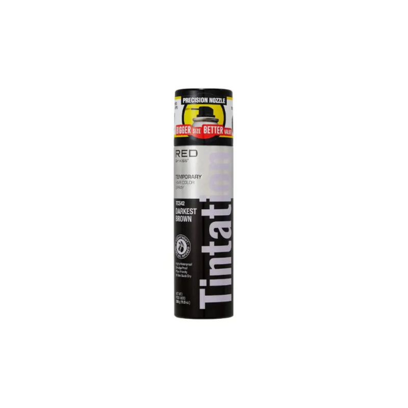 Tintat hair color canister on a white background