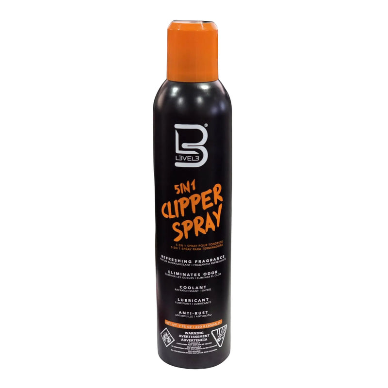 Level3 5 in 1 clipper spray bottle on a white background