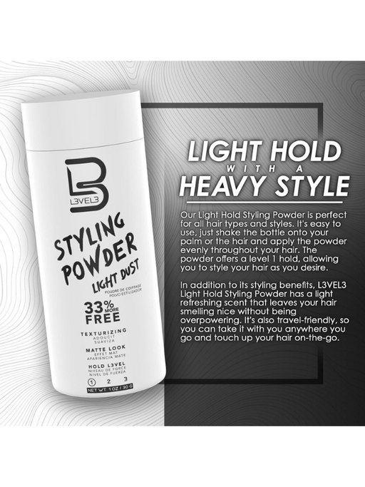 L3VEL3 Light Hold Styling Powder