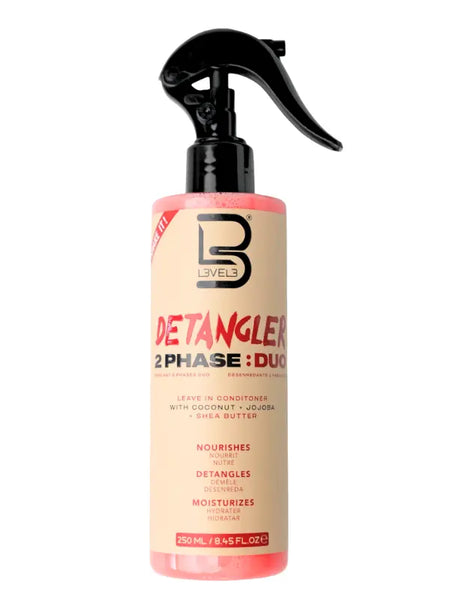 L3VEL3 2 Phase Detangler Spray Smooth, Hydrate & Protect Hair