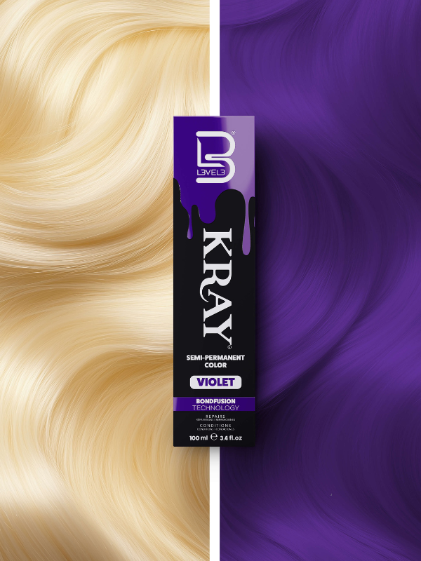 L3vel3 Kray Semi Permanent Color - Vibrant & Long-Lasting Hair Dye