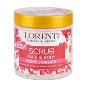 Lorenti Face Body Scrub Coffee Pomeggranate