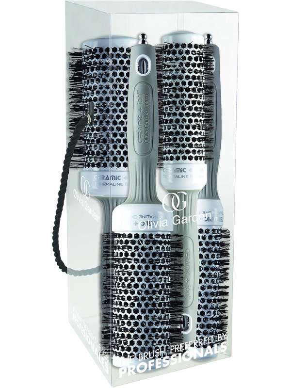 Olivia Garden Ceramic + Ion Speed Thermal Brush Kit - 4pcs — Vip