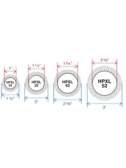 different sizes of Olivia Garden HPXL 