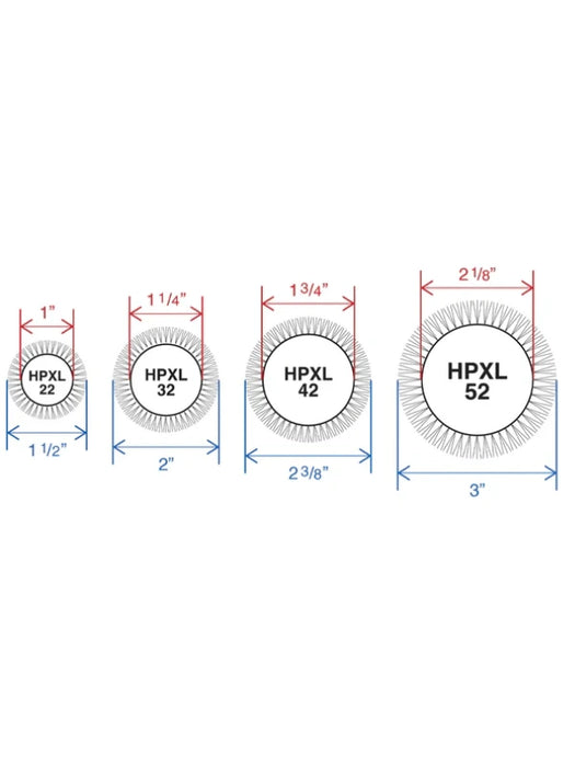 different sizes of Olivia Garden HPXL 