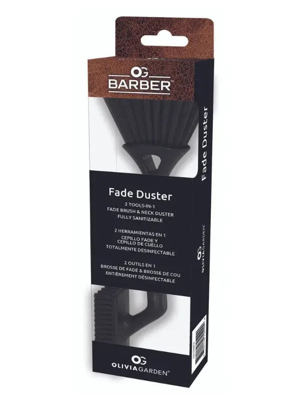 Olivia Garden OG Barber Cepillo 2 en 1 para desvanecer y sacudir el cuello