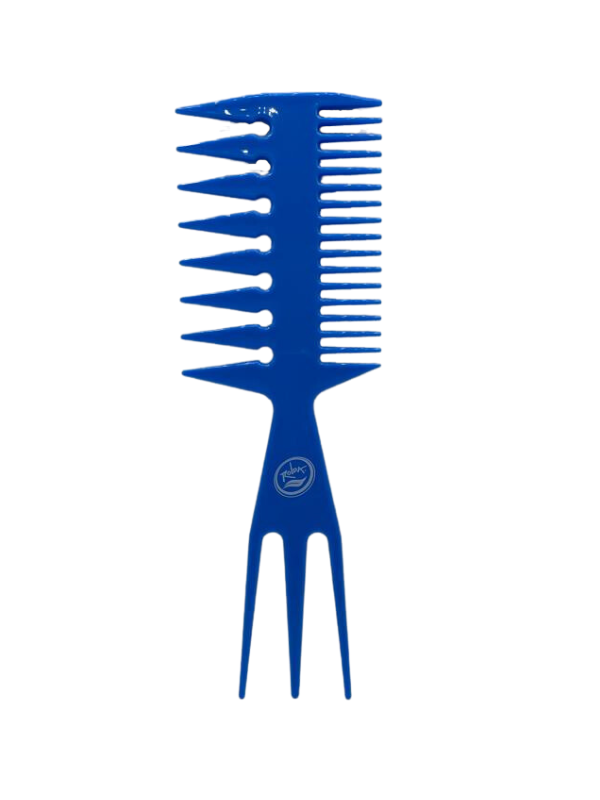 Rolda Barber Fish Comb - Blue 