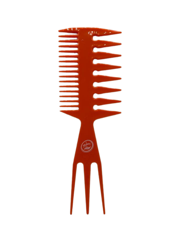 Rolda Barber Fish Comb - Orange