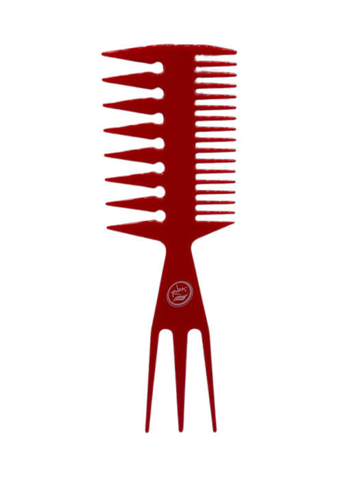 Rolda Barber Fish Comb - Red